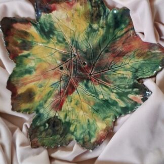 Groot kleurig blad 29 bij 27 cm
