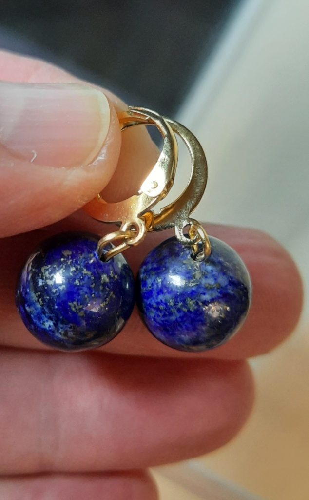 Lapis aan gold filled ringetje