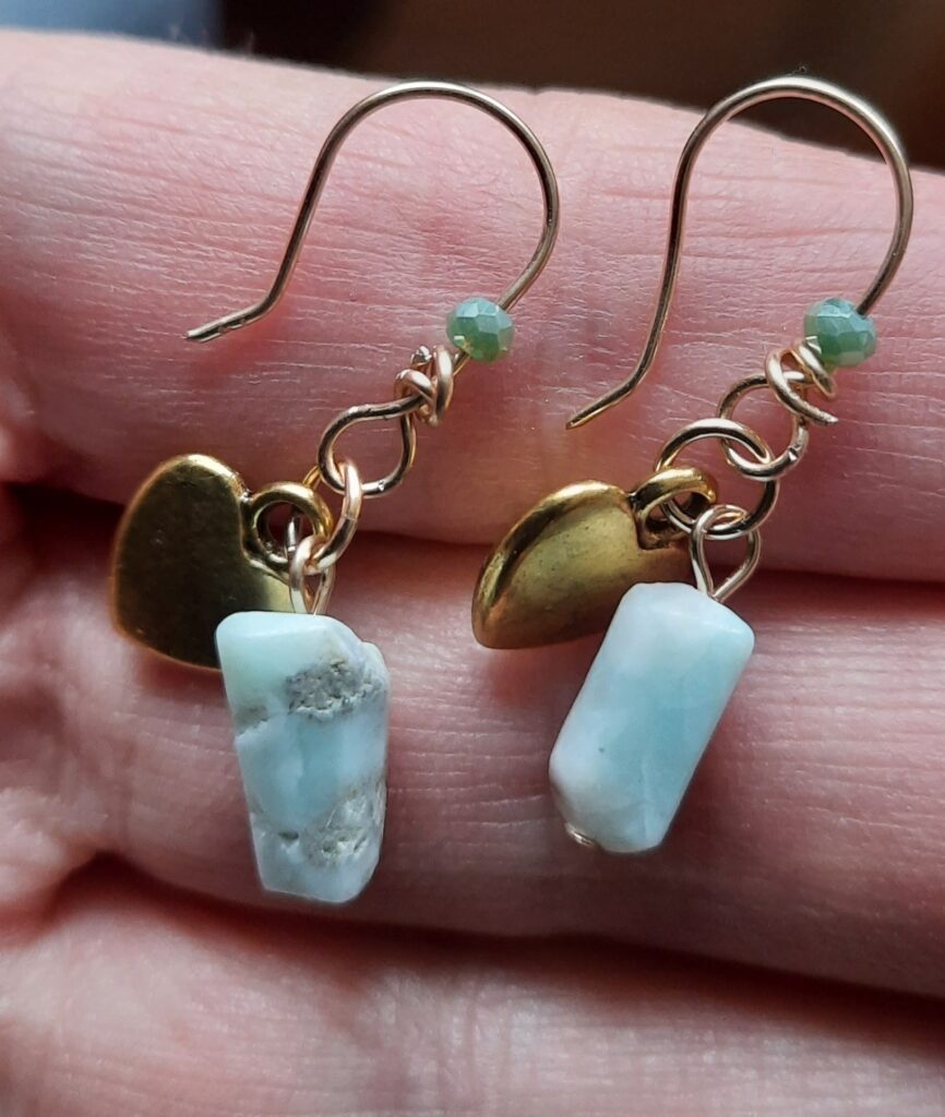 Larimar kleintjes met liefde 3.2 cm