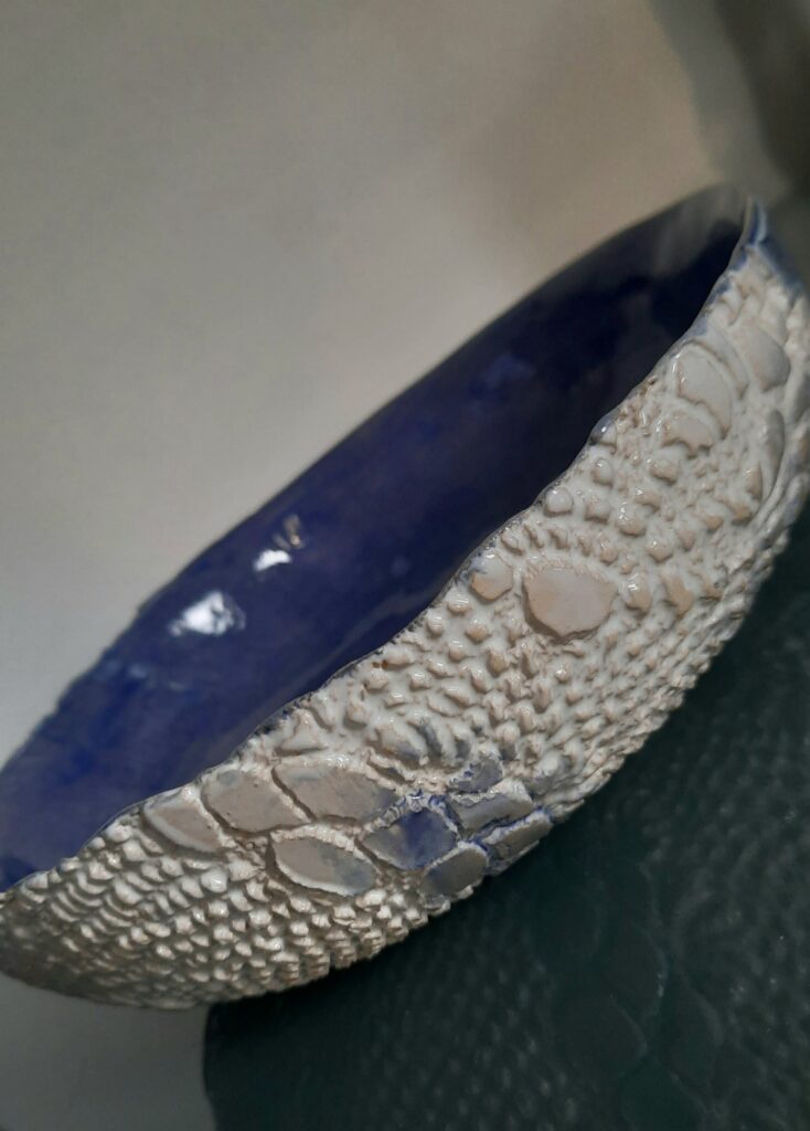 Blauw/wit 19 cm middenlijn