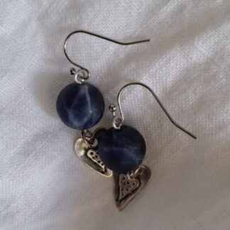 Lapis lazuli mat met mooi hartje