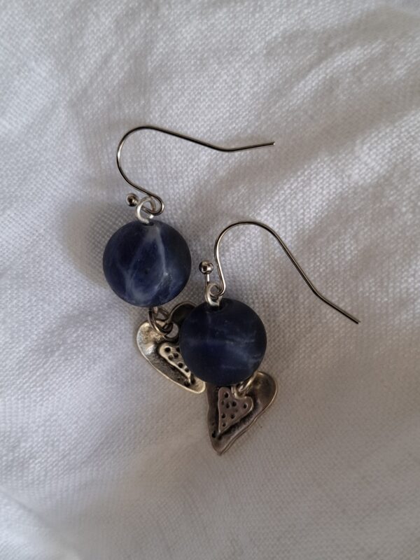 Lapis lazuli mat met mooi hartje