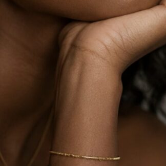 14k goldplated armbandjes met hanger