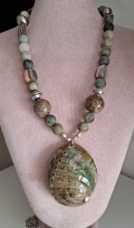 Abalone schelpketting 52 cm
