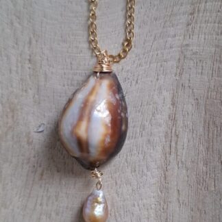 Kauri   groot   14k goldplated