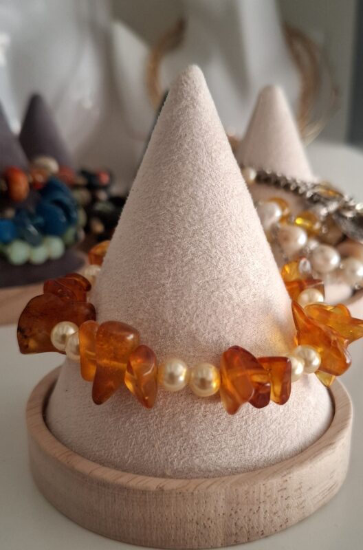 Amber met oude pareltjes - Afbeelding 6
