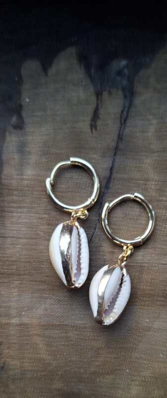 Kauri schelpjes goldplated - Afbeelding 2
