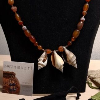 Schelpen met Carneool