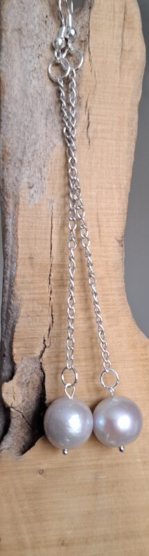 Zoetwaterparels aan kettinkje - Afbeelding 2