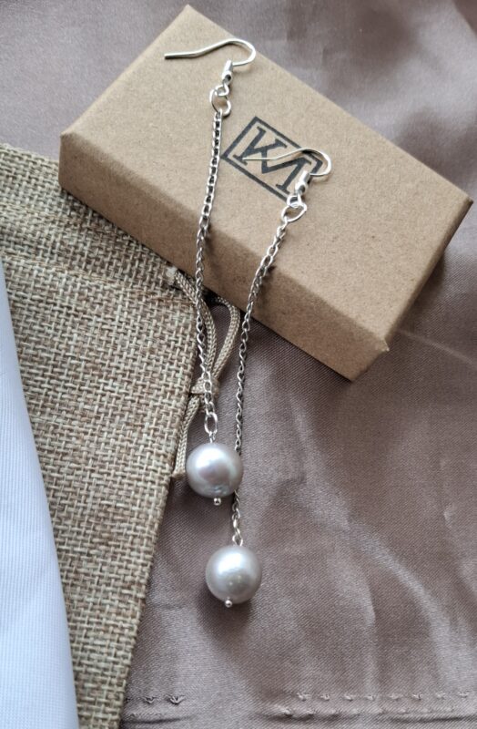 Zoetwaterparels aan kettinkje