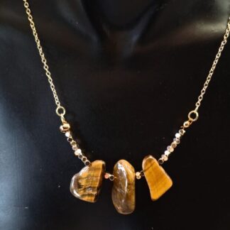 Tijgeroog   14k goldplated