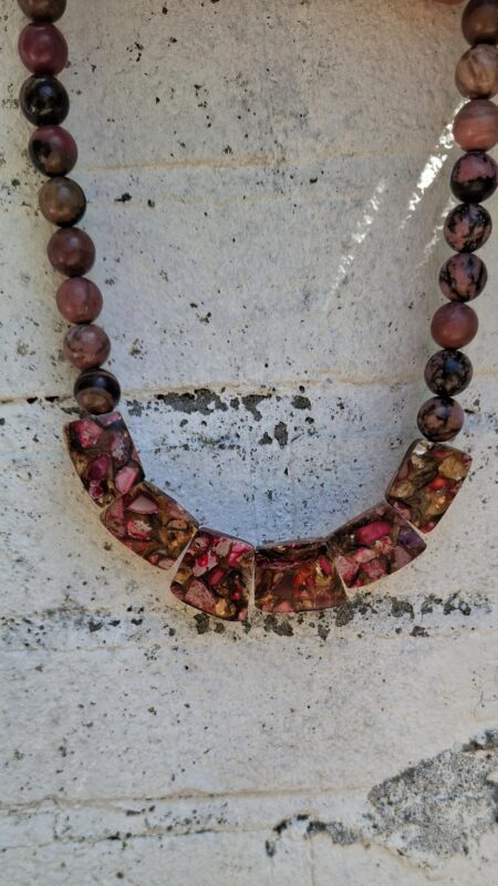 Rhodoniet collier - Afbeelding 4