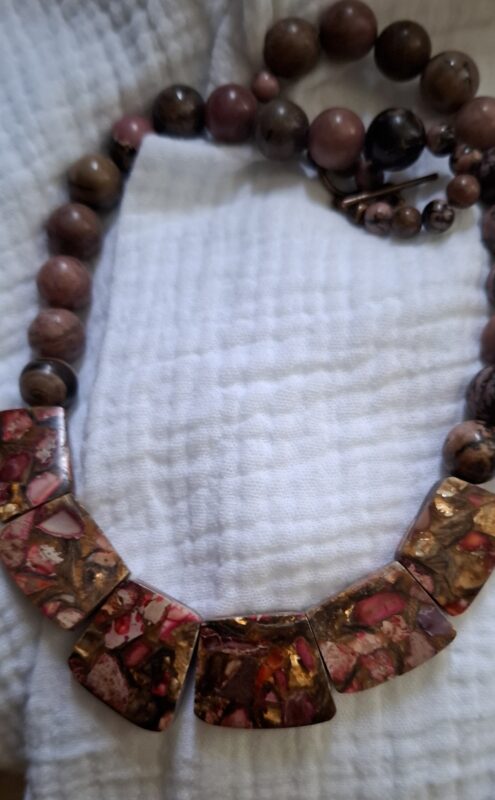 Rhodoniet collier - Afbeelding 8