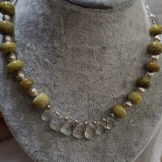 Amethist met groene Keizer