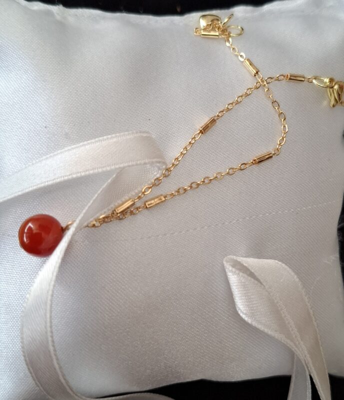 goldfilled armbandje met Carneool - Afbeelding 3