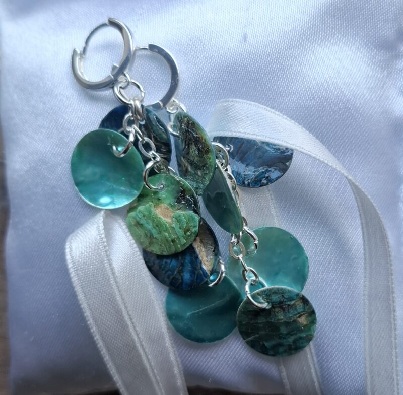 Schelpschijfjes blauw - Afbeelding 3