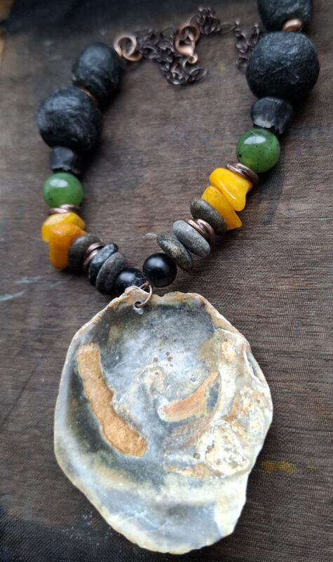 Oester met oude glaskralen - Afbeelding 8