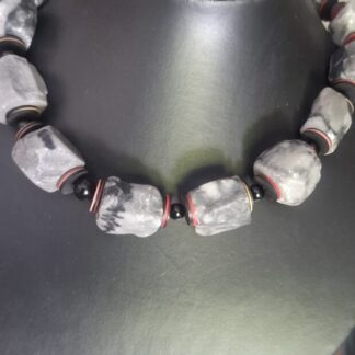 Stoere stenen met tussenschijfjes en Onix