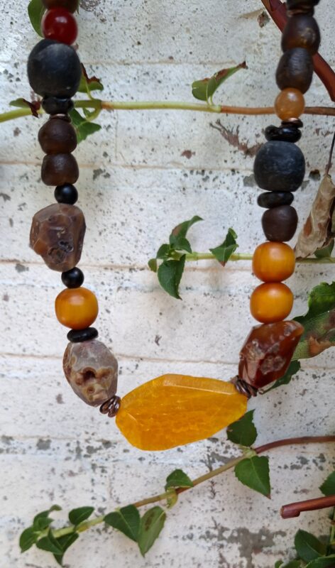 Agaat, Carneool, oud glas, Amber - Afbeelding 3