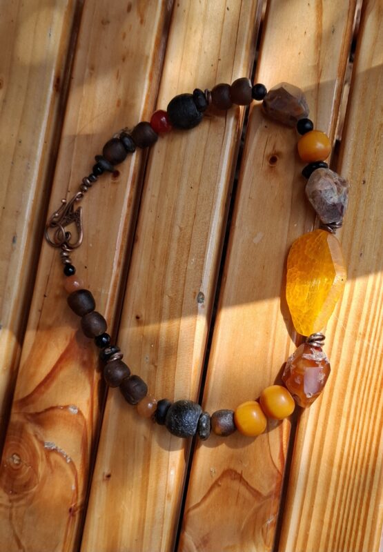 Agaat, Carneool, oud glas, Amber - Afbeelding 5