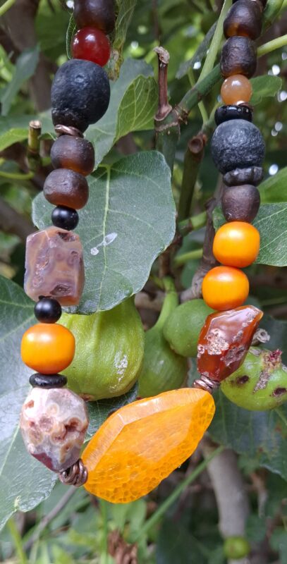 Agaat, Carneool, oud glas, Amber - Afbeelding 7