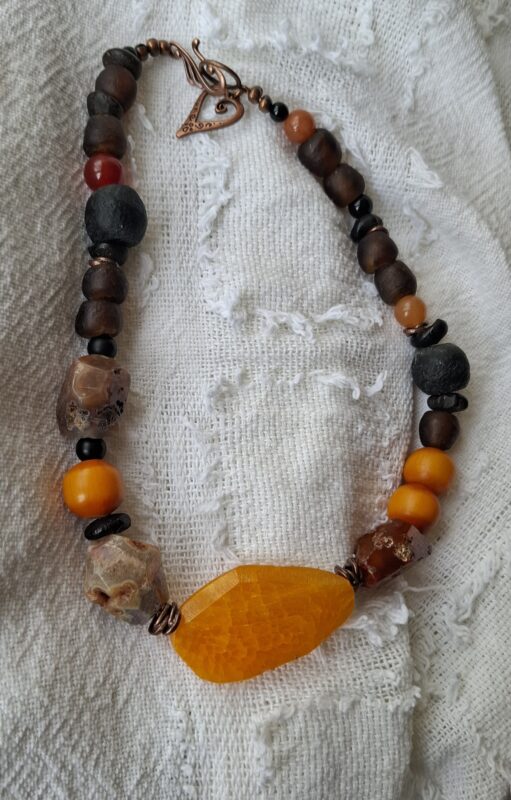 Agaat, Carneool, oud glas, Amber - Afbeelding 6