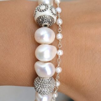 Kashmiri/ Bohemian met Zoetwaterparels