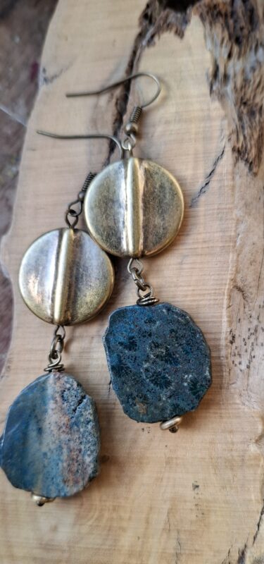 Agaat met bronzen elementen - Afbeelding 7