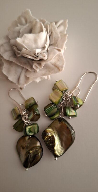 Shell trosjes Sterling zilver